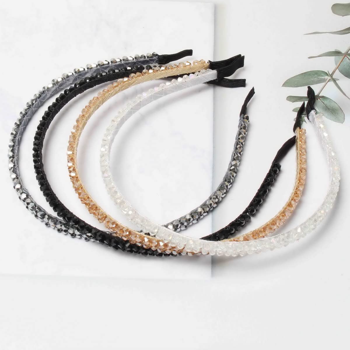 Cuizhiyu headbands styled with an event outfit demonstrating dressy use