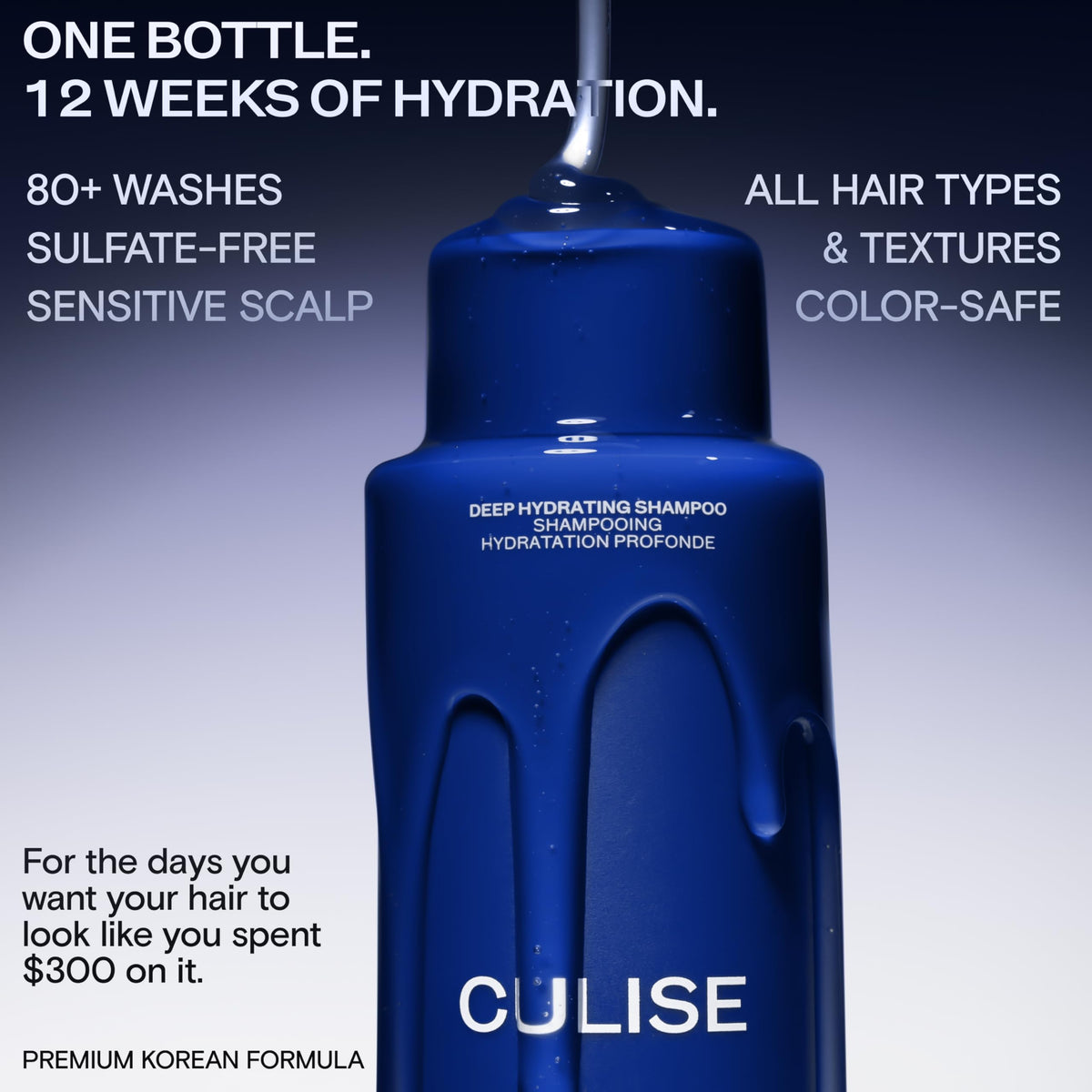 CULISE label close-up highlighting key ingredients and clean formula benefit