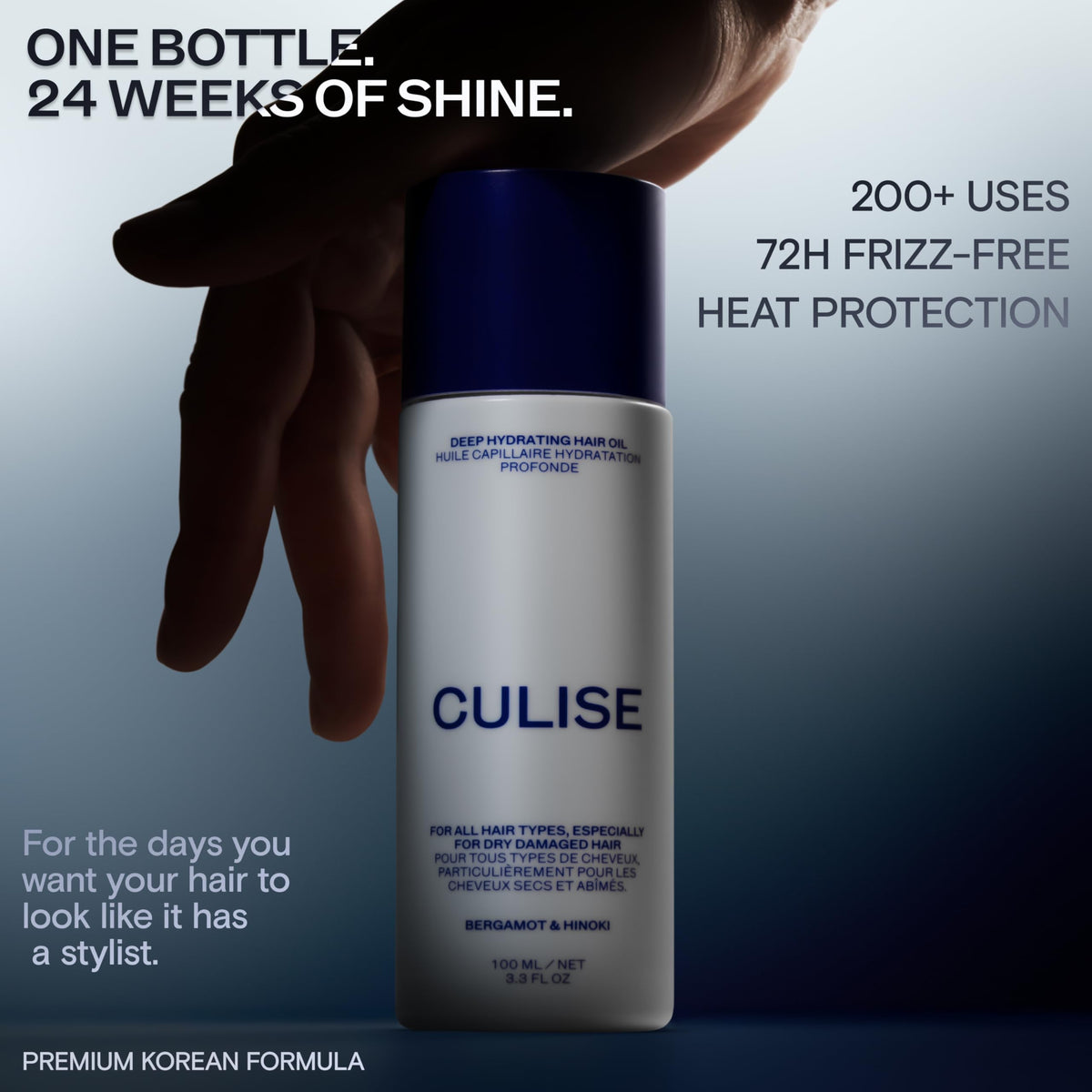CULISE pump dispense close-up demonstrating easy controlled application
