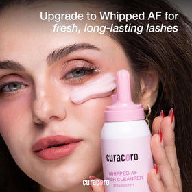CURACORO displayed in salon setting suggesting professional-grade, sensitive-safe use