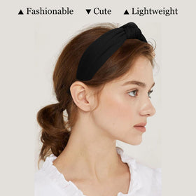 CURASA close-up of top knot detail highlighting neat finish and style