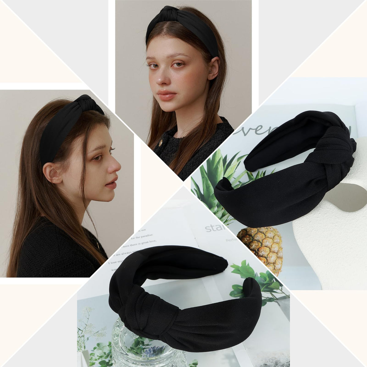 CURASA headband worn during workout demonstrating secure non-slip hold