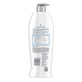Curel application on lower leg illustrating hydration and non-greasy finish