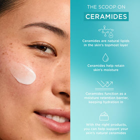 Curel back label ingredients view, highlights fragrance-free formulation