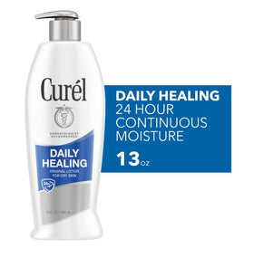 Curel on bathroom counter lifestyle shot suggesting everyday routine use