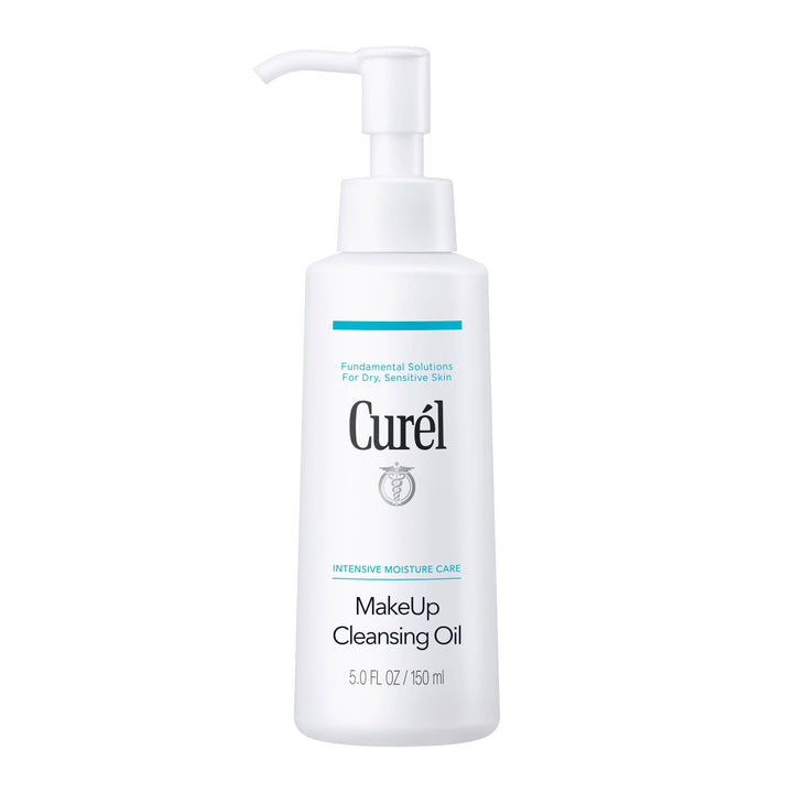 Curel cleansing oil front packaging showing bottle and label, gentle removal benefit