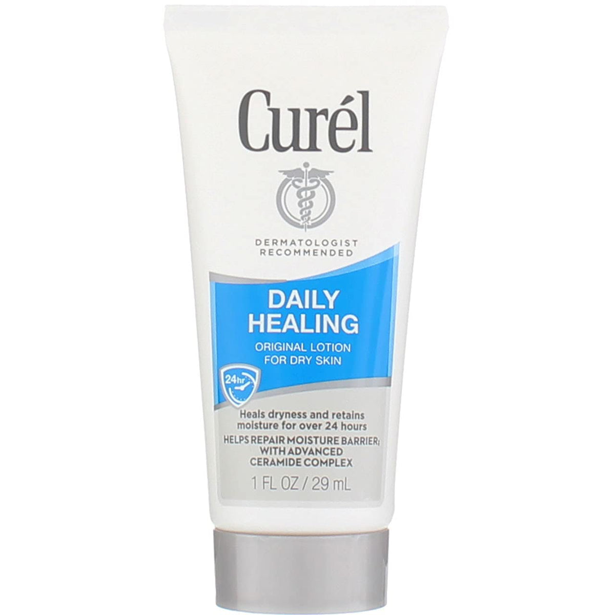 Curel lotion texture closeup demonstrating fast absorption and non-greasy feel