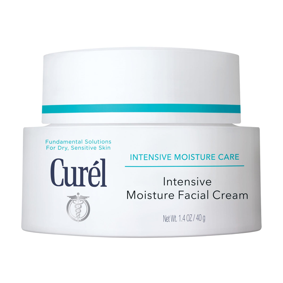 Curel front jar showing packaging and size, promotes trusted hydration