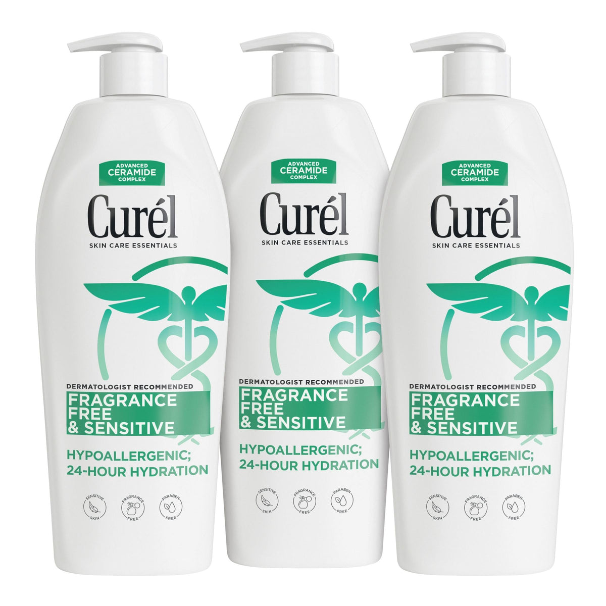 Curel front packaging 13oz showing clear brand and benefit