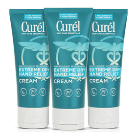 Curel front tube pack showing brand and travel-size benefits