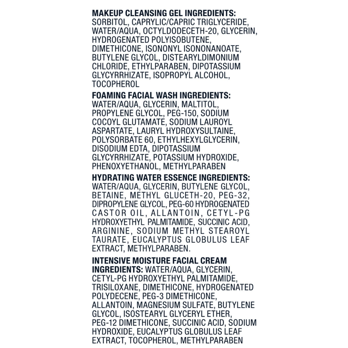Curel product label close-up highlighting ingredient clarity and safety features