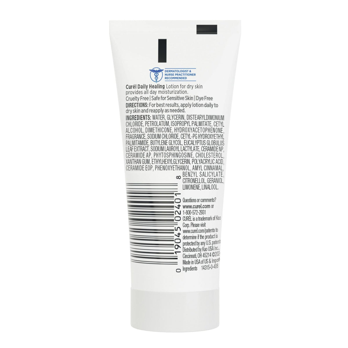 Curel lifestyle bathroom shelf display suggesting everyday routine integration benefit
