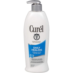 Curel front packaging showing original formula and 13 fl oz size benefit