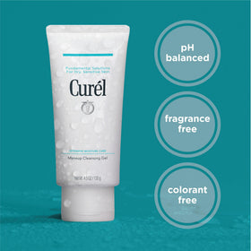 Curel pump dispenser closeup for easy, controlled application