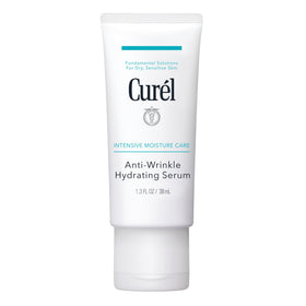 Curel front bottle view showing lightweight hydrating serum and branding