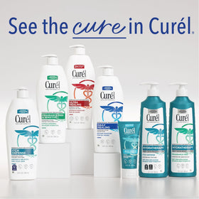 Curel applied to forearm demonstrating smooth, non-greasy finish