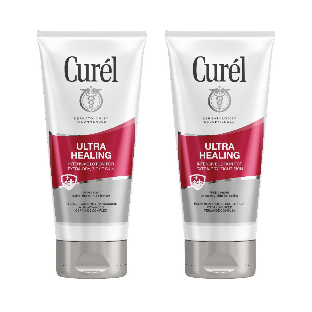 Curel front packaging showing bottle and label for fast identification and use