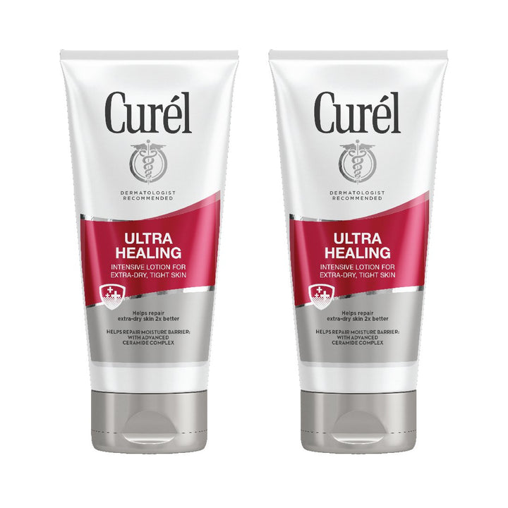 Curel front packaging showing bottle and label for fast identification and use
