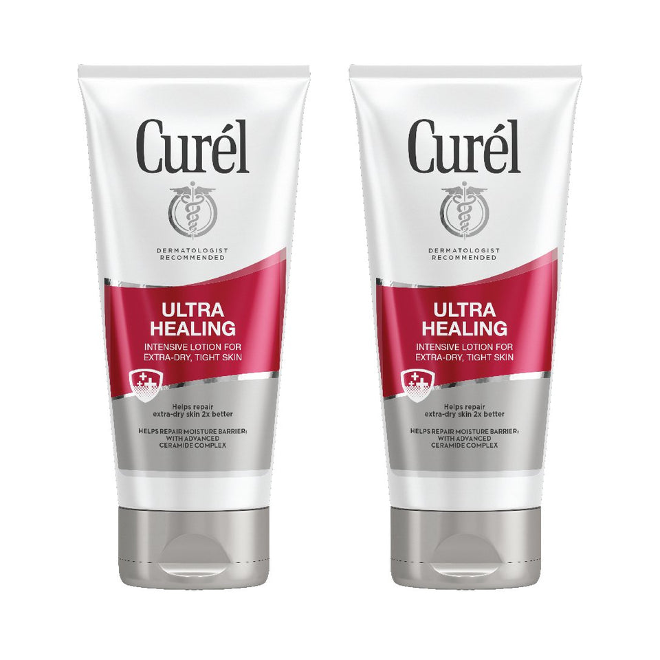 Curel front packaging showing bottle and label for fast identification and use
