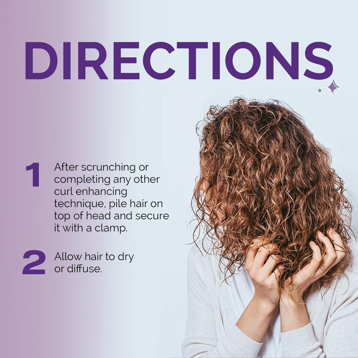 Curl Keeper being rinsed under tap to show washable, low-maintenance design
