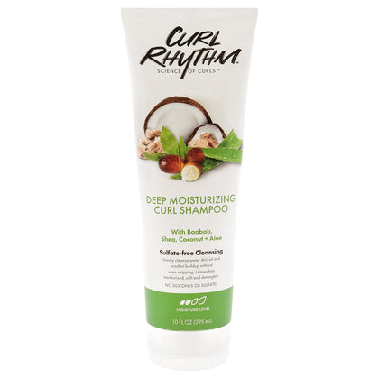 Curl Rhythm front bottle showing label and size for clear product identification and benefit