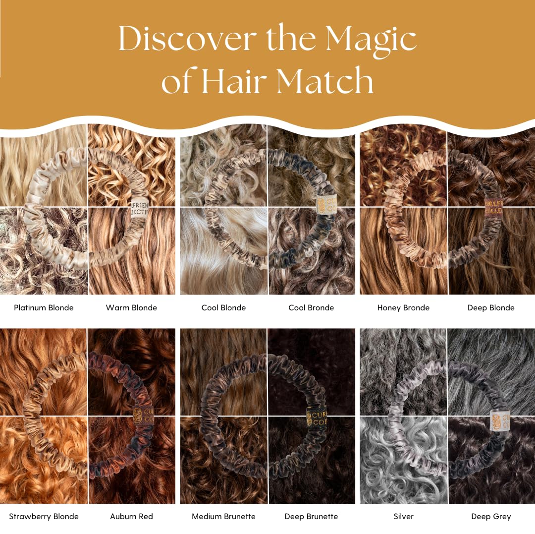Curlfriend Collective close-up of silk weave texture for smooth, low-friction protection