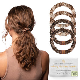 Curlfriend Collective front packaging showing honey deep bronde tones and secure hold