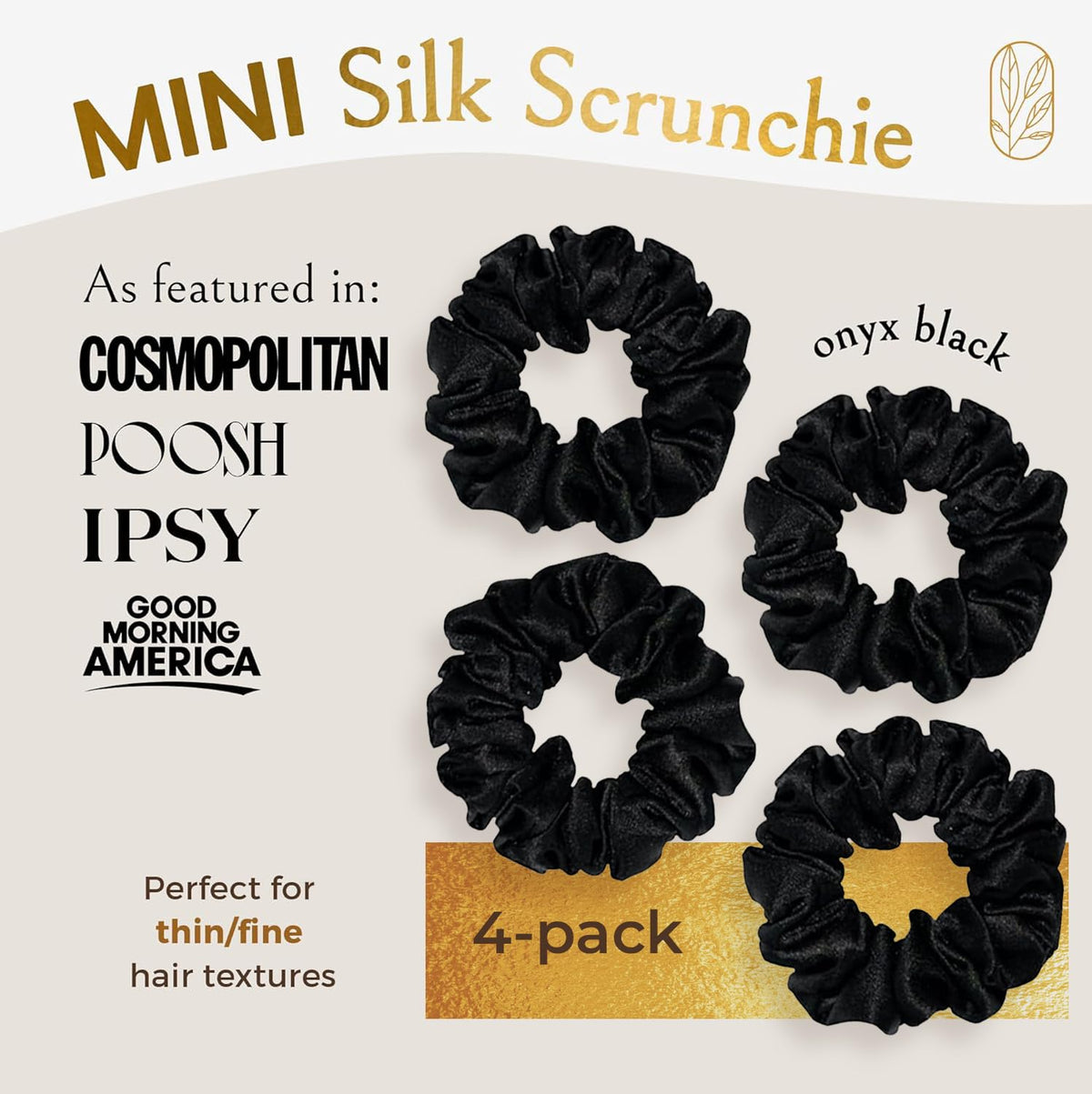 Curlfriend Collective scrunchie wrapped on wrist in lifestyle shot offering gentle hold and style