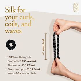 Curlfriend Collective size comparison with coin to show compact fit for fine hair