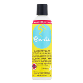 Curls Blueberry Bliss front packaging showing product label and benefit