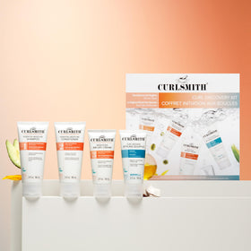 Curlsmith back-of-pack label with ingredients highlighting transparency and safety