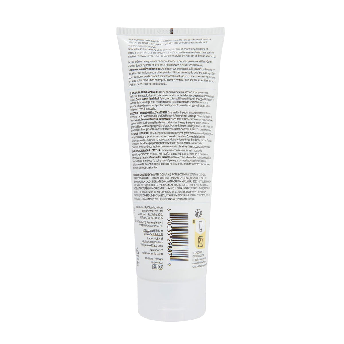 CURLSMITH on a bathroom shelf lifestyle shot showing everyday routine use