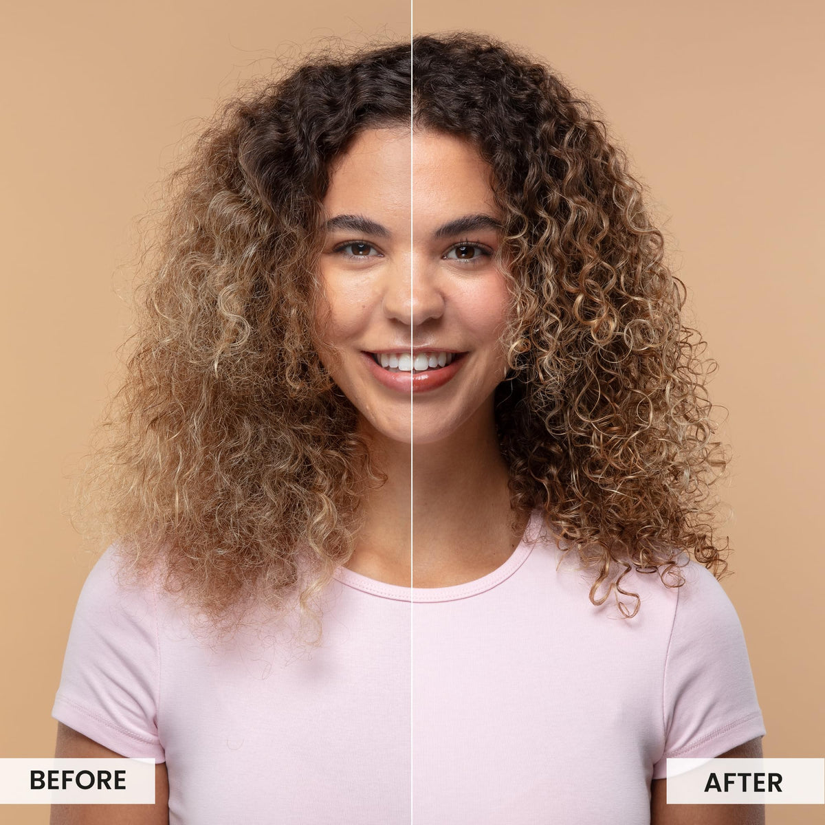 CURLSMITH creamy wash texture on hand showing moisturizing consistency