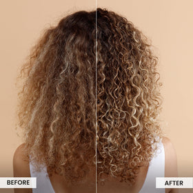 CURLSMITH product on hand showing amount needed and easy spread