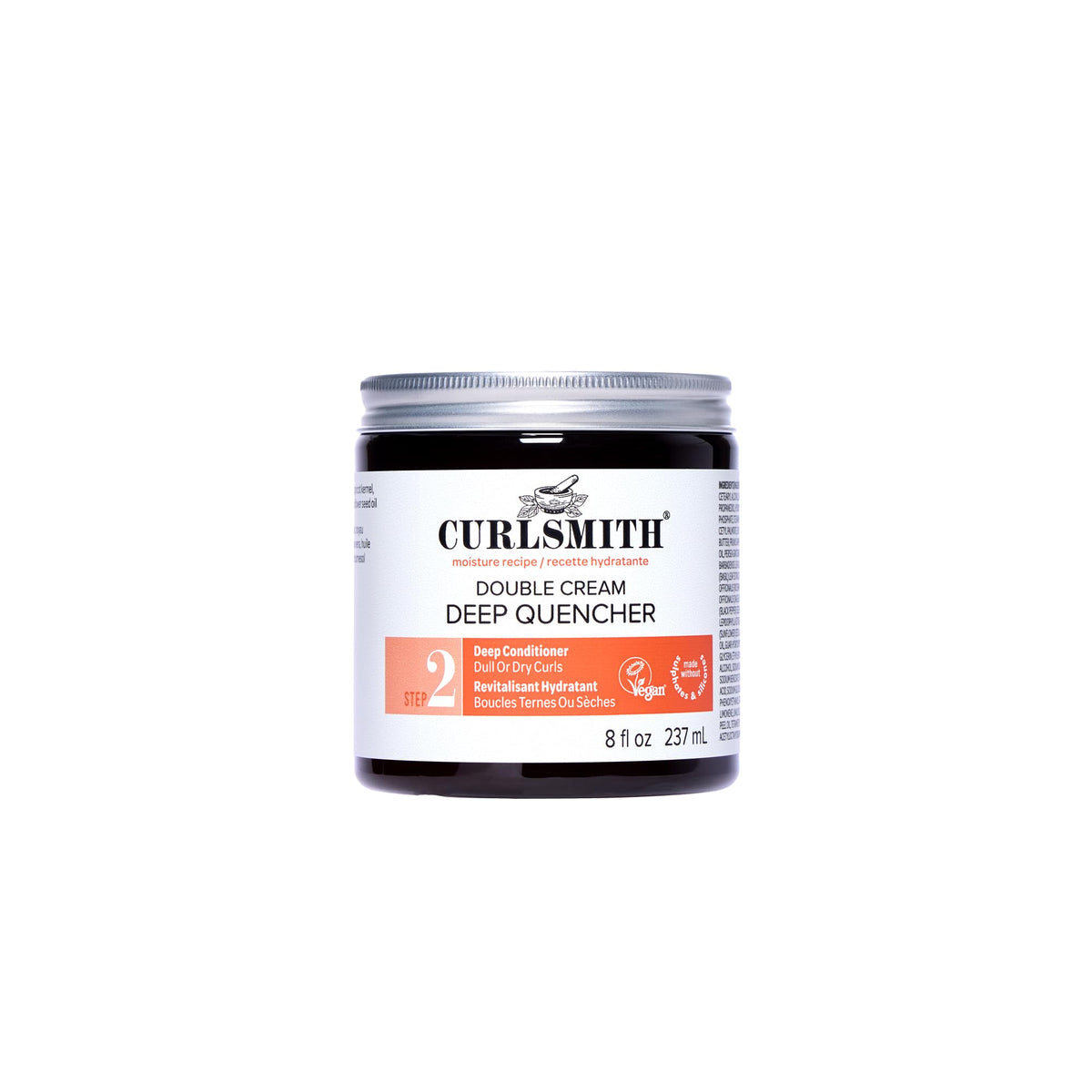 CURLSMITH front jar showing product and branding, highlights rich moisture