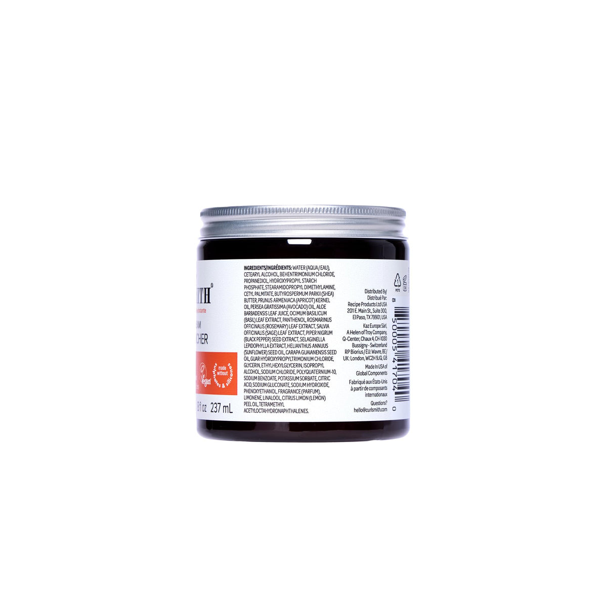 CURLSMITH hand scooping cream showing easy use and generous formulation