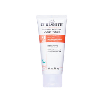 CURLSMITH front packaging showing lightweight hydrating conditioner benefits