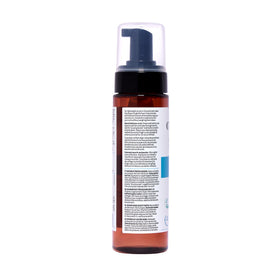 CURLSMITH foam on bathroom shelf in routine setting for easy styling