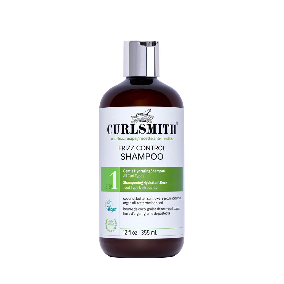 CURLSMITH front bottle view showing brand and product for quick identification and benefit