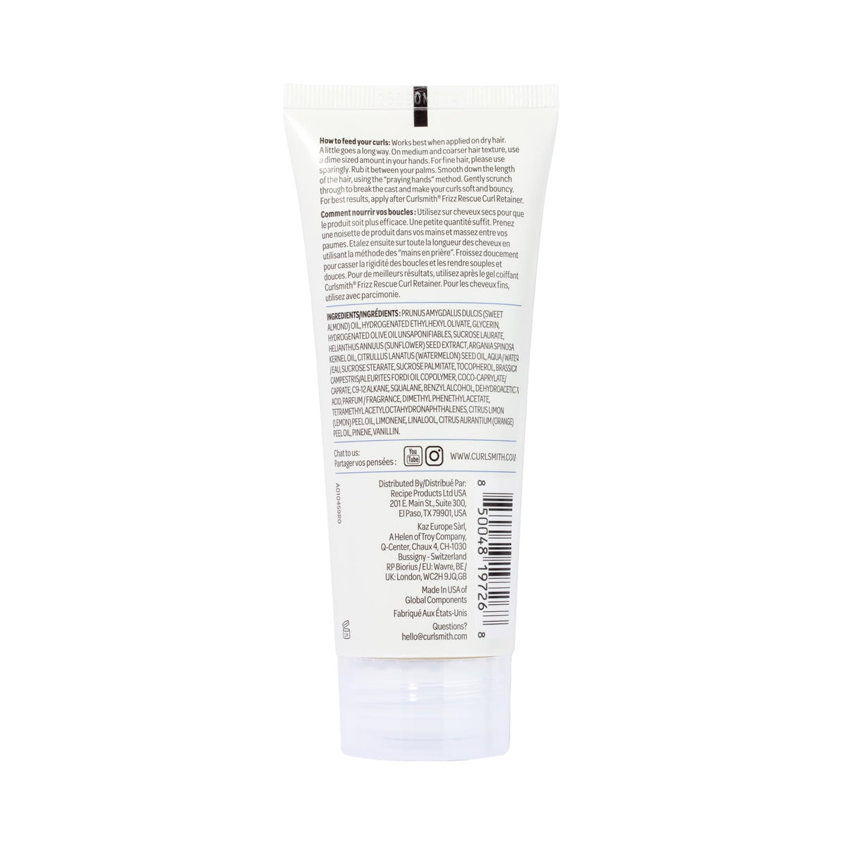 CURLSMITH on bathroom shelf in styled setting showing daily routine compatibility