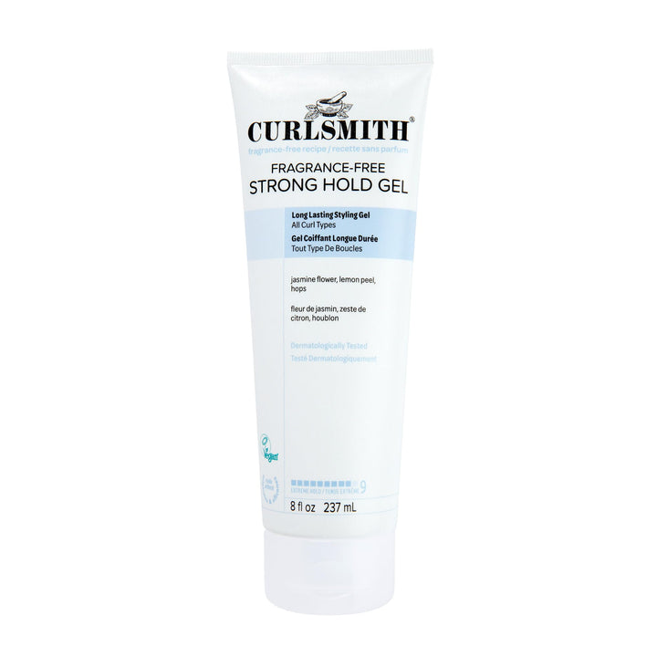 CURLSMITH front packaging 8 oz showing product and clear benefits