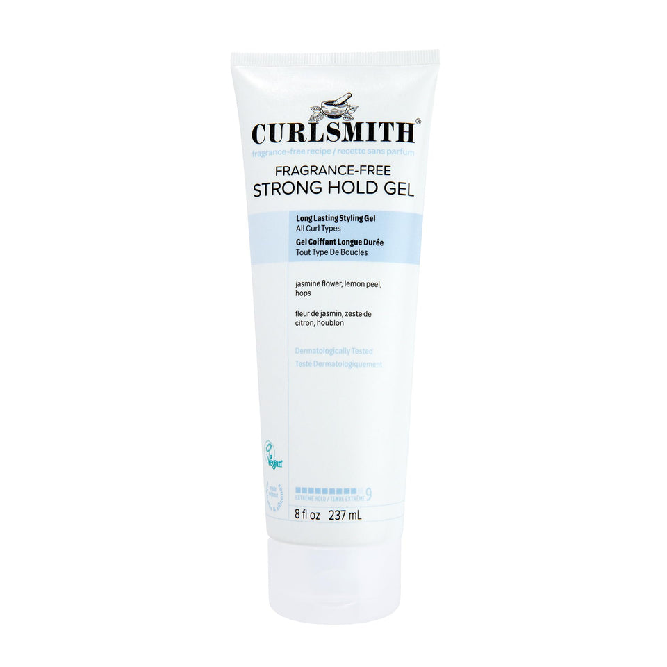 CURLSMITH front packaging 8 oz showing product and clear benefits
