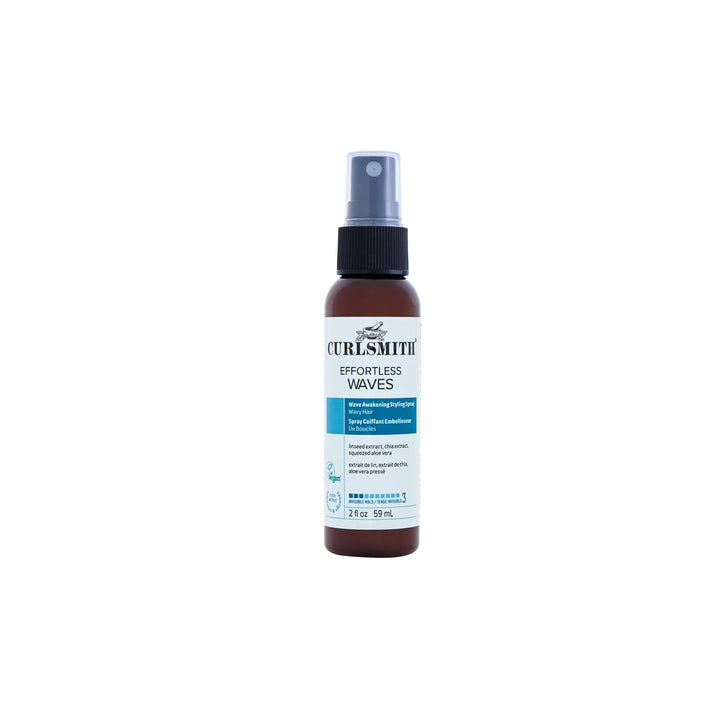 CURLSMITH front packaging showing 2 oz bottle and brand, highlights lightweight hold