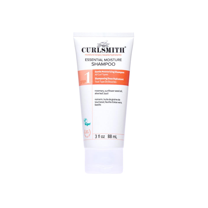 CURLSMITH front bottle view showing clean design and moisturizing benefit