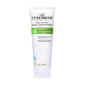 CURLSMITH front packaging showing duo and benefit of frizz control