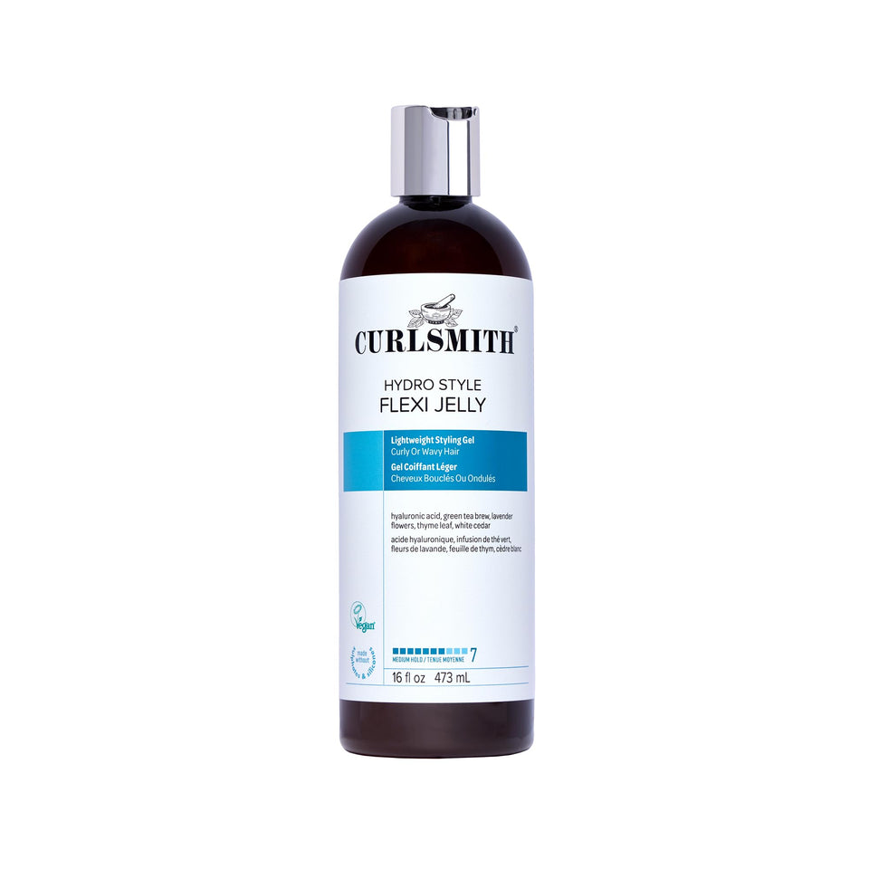 CURLSMITH front packaging showing jar and product benefit of defined curls