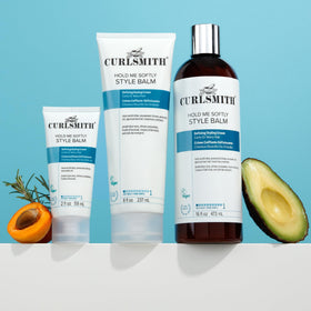 CURLSMITH ingredient label close-up indicating vegan and cruelty-free benefits