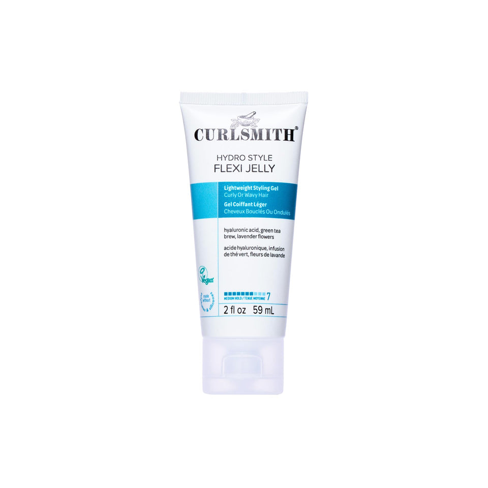 Curlsmith front packaging showing clean design and compact benefit