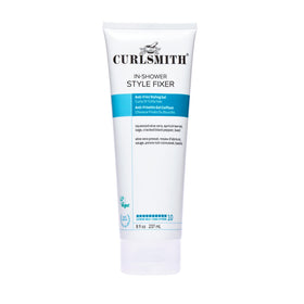 CURLSMITH front packaging showing strong-hold gel benefits and branding