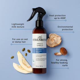 CURLSMITH spray action mist demonstrating easy even application benefit